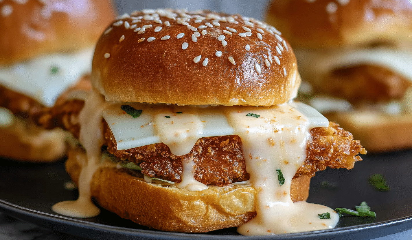 bang bang chicken sliders in 20 minutes